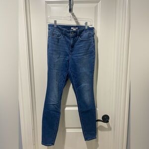 Athleta Sculptek Stretch High Rise Medium Rinse Ultra Skinny Jeans